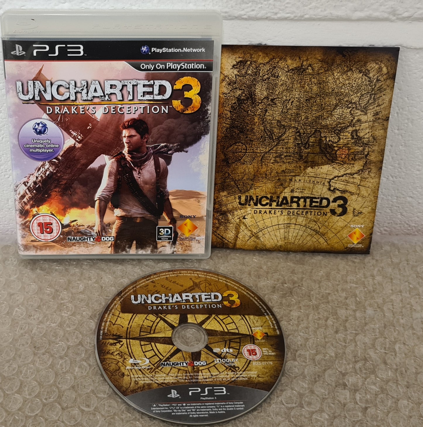 Uncharted 3 Drake's Deception Sony Playstation 3 (PS3) Game