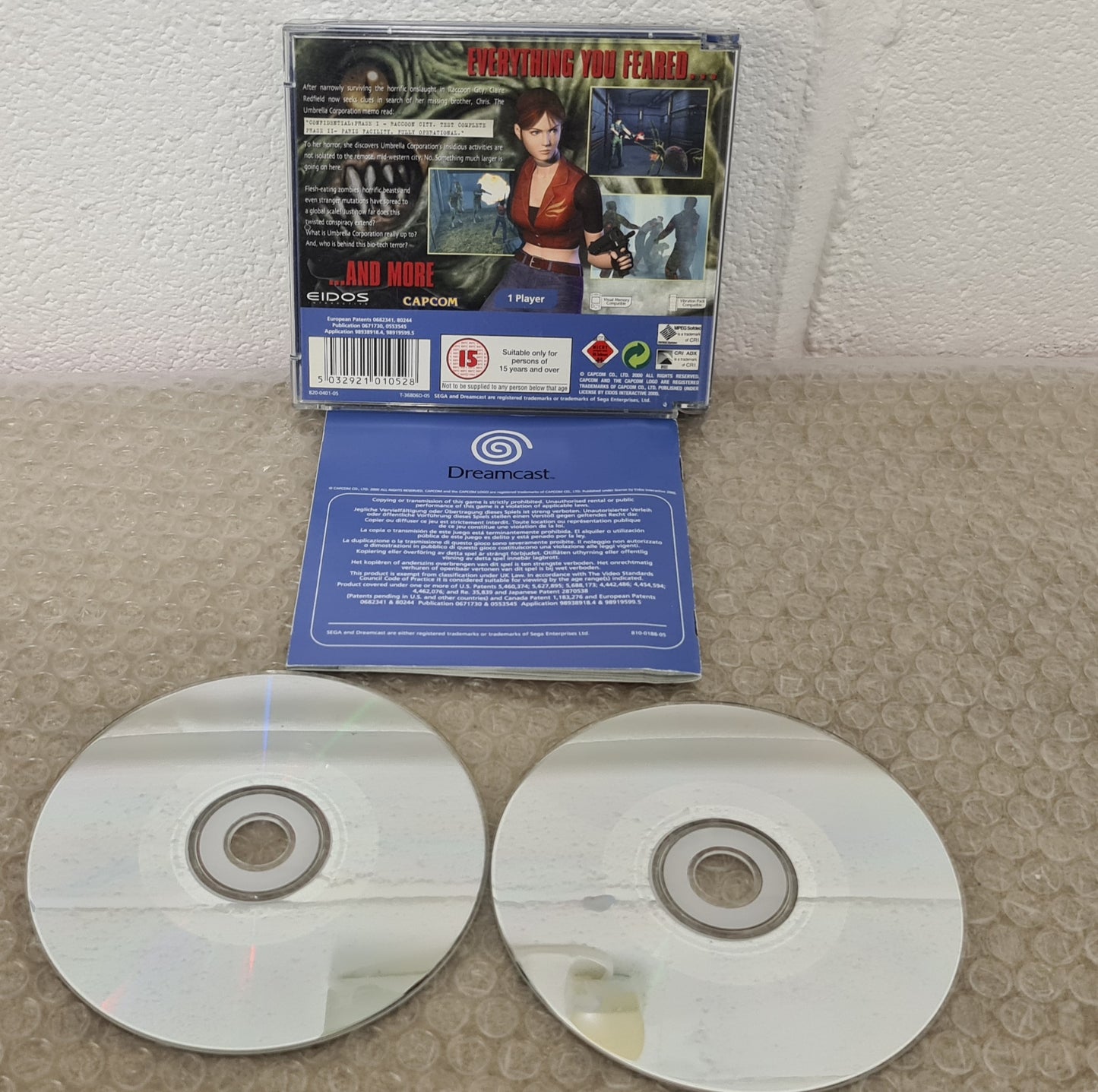 Resident Evil Code Veronica Sega Dreamcast Game