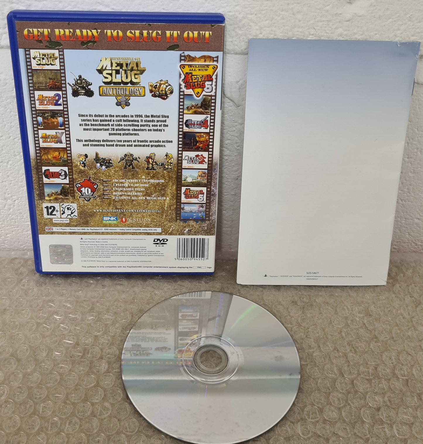Metal Slug Anthology Sony Playstation 2 (PS2) Game