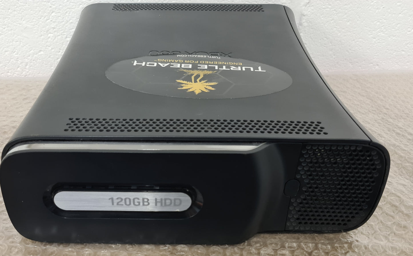 Black Microsoft Xbox 360 Console with 120GB HDD