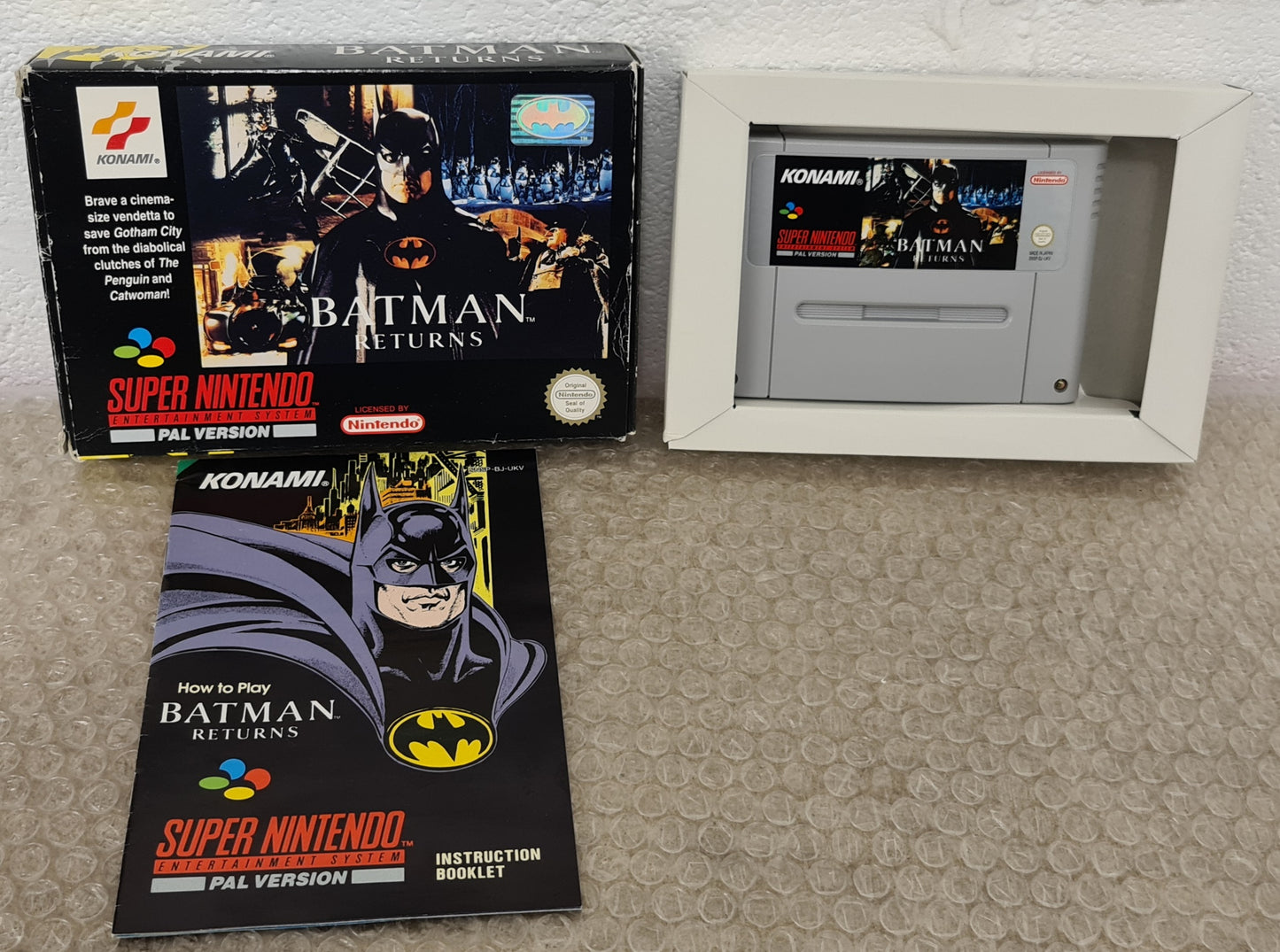 Batman Returns Super Nintendo Entertainment System (SNES) Game