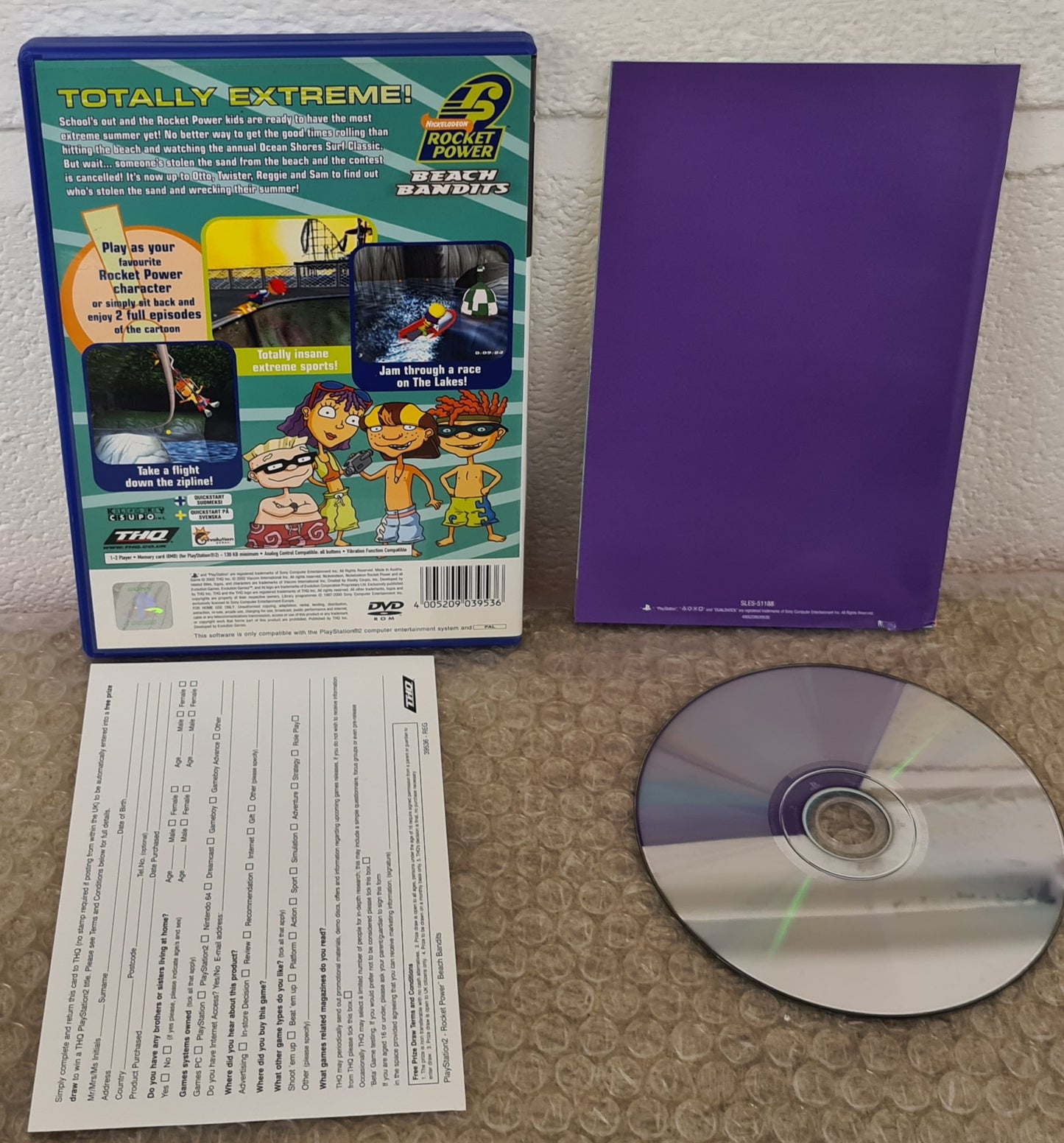 Rocket Power Beach Bandits Sony Playstation 2 (PS2) Game