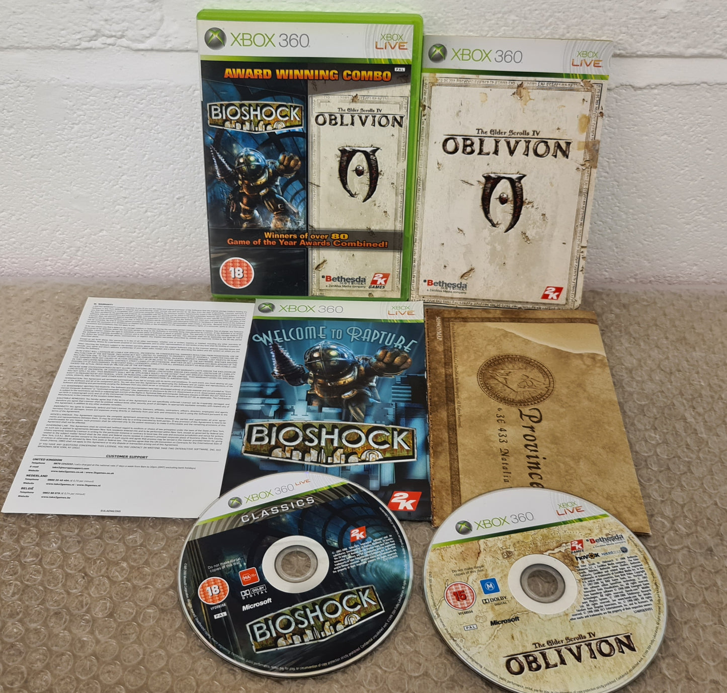 Bioshock & Oblivion Double Pack Microsoft Xbox 360 Game