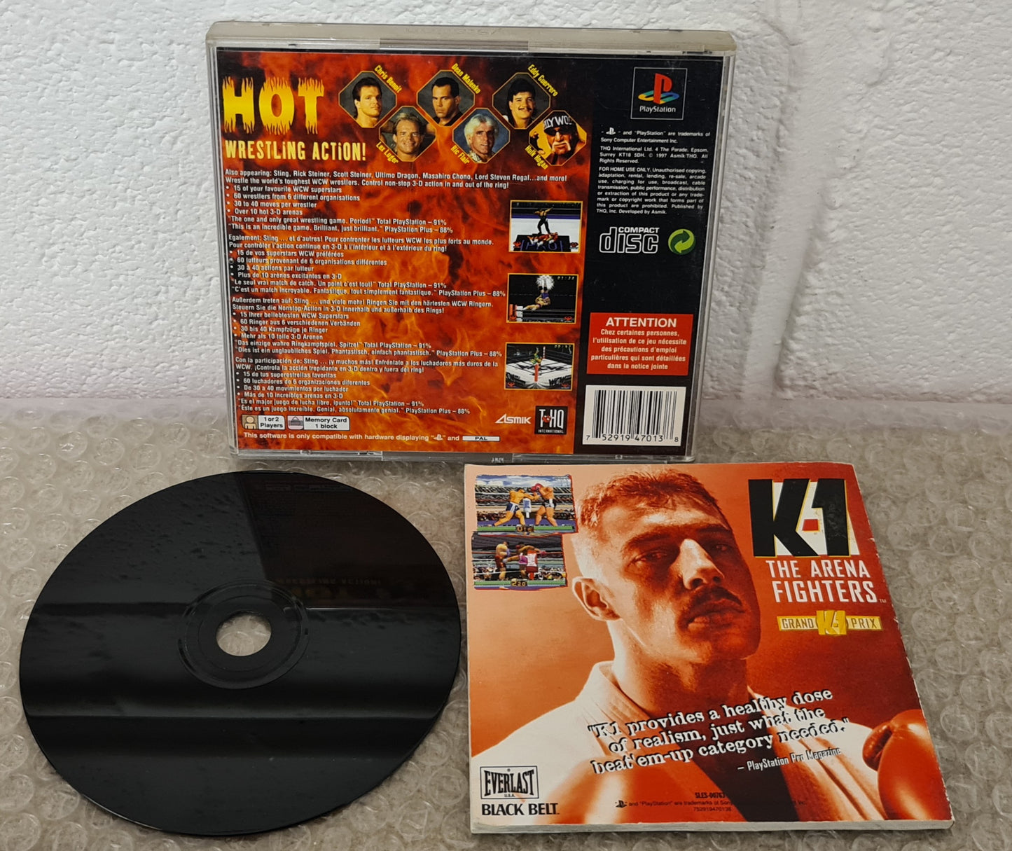 WCW Vs the World Sony Playstation 1 (PS1) RARE Game
