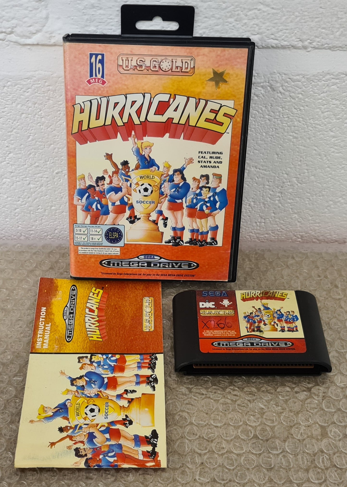 Hurricanes Sega Mega Drive Game
