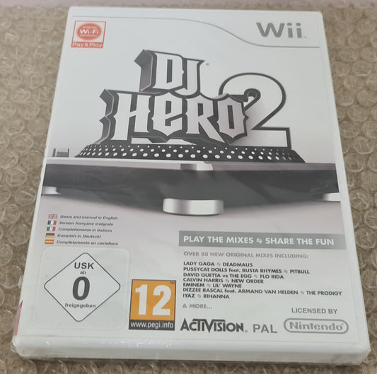 Brand New and Sealed DJ Hero 2 Nintendo Wii Game