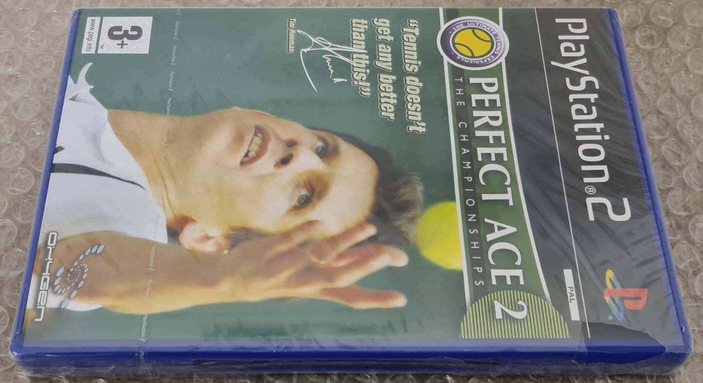 Brand New and Sealed Perfect Ace 2 the Championships Sony Playstation 2 (PS2) Game