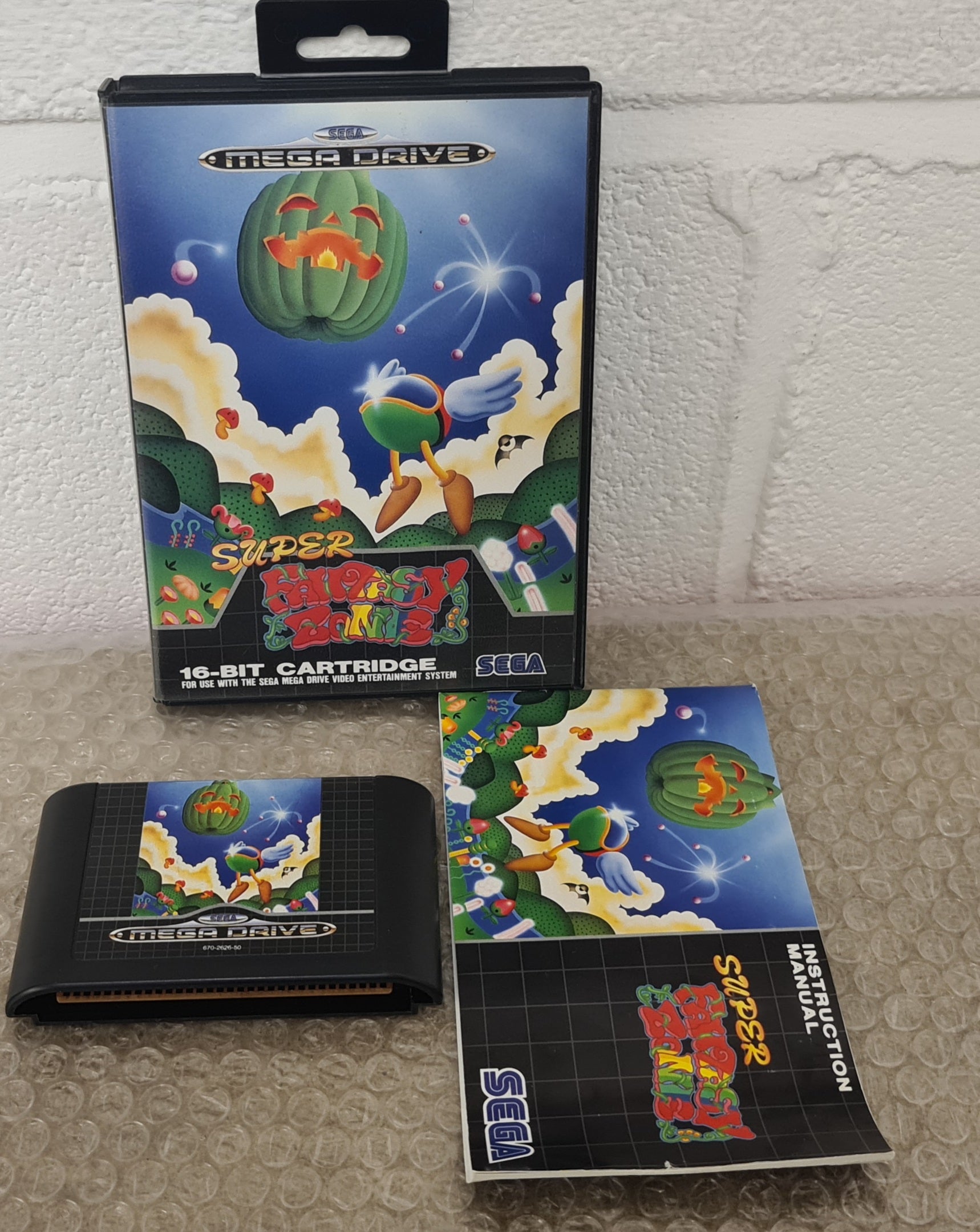 Super Fantasy Zone Sega Mega Drive Game – Retro Gamer Heaven