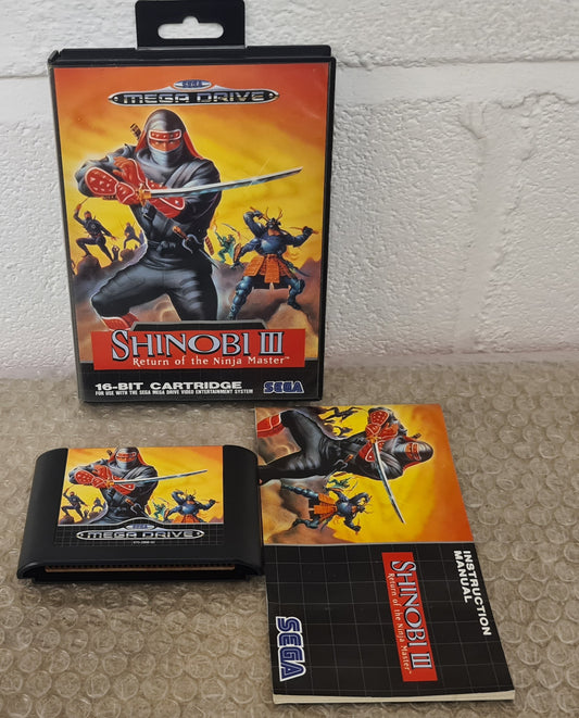 Shinobi III Return of the Ninja Master Sega Mega Drive Game