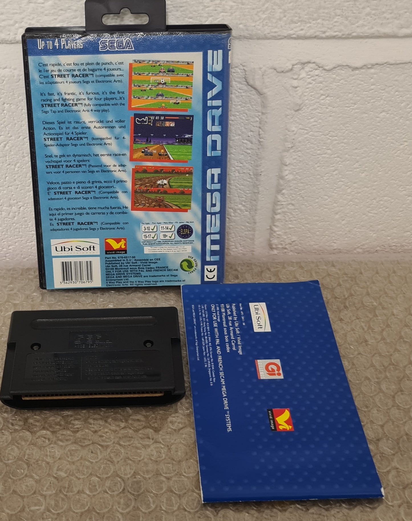 Street Racer Sega Mega Drive Game