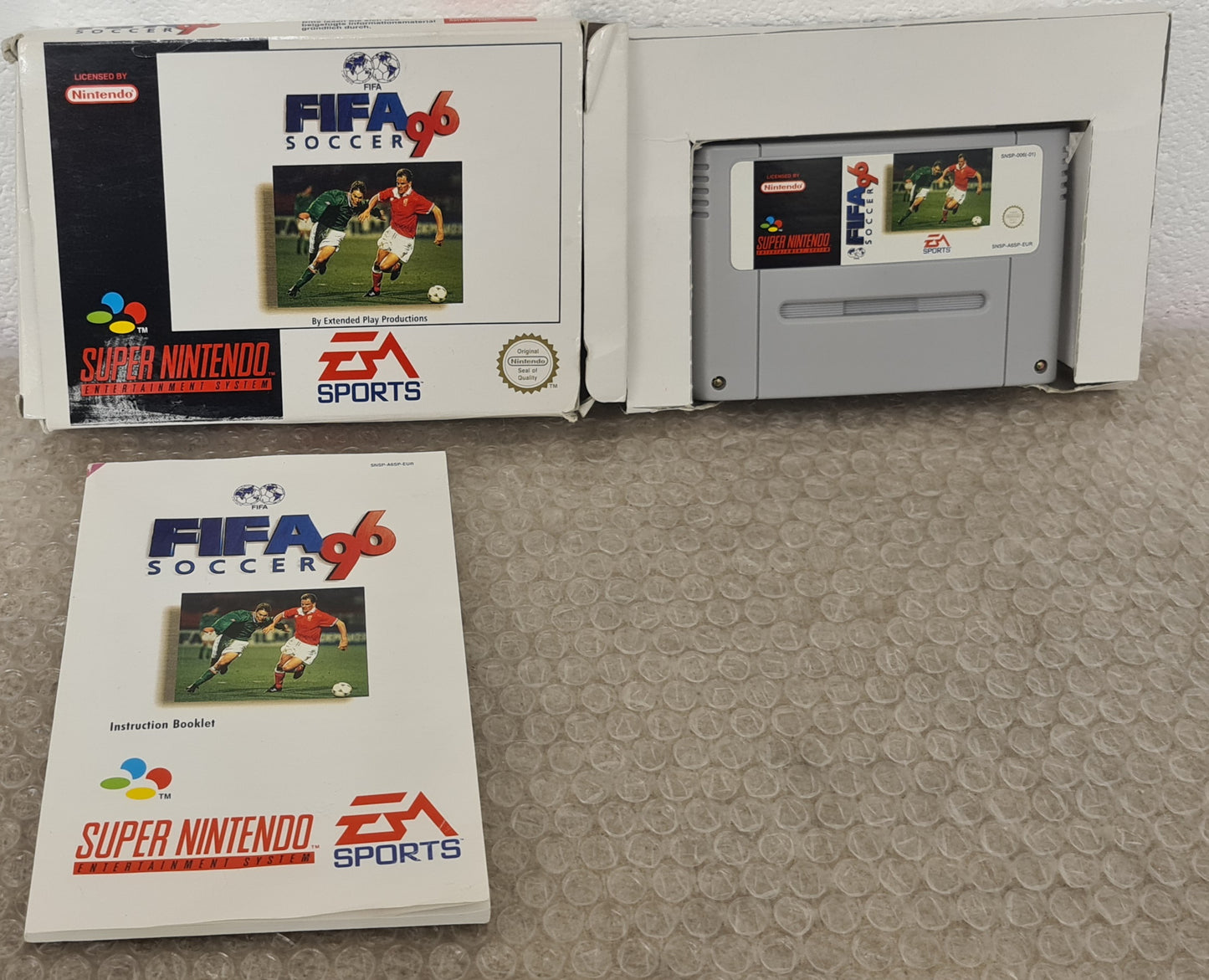 FIFA Soccer 96 Super Nintendo Entertainment System (SNES) Game