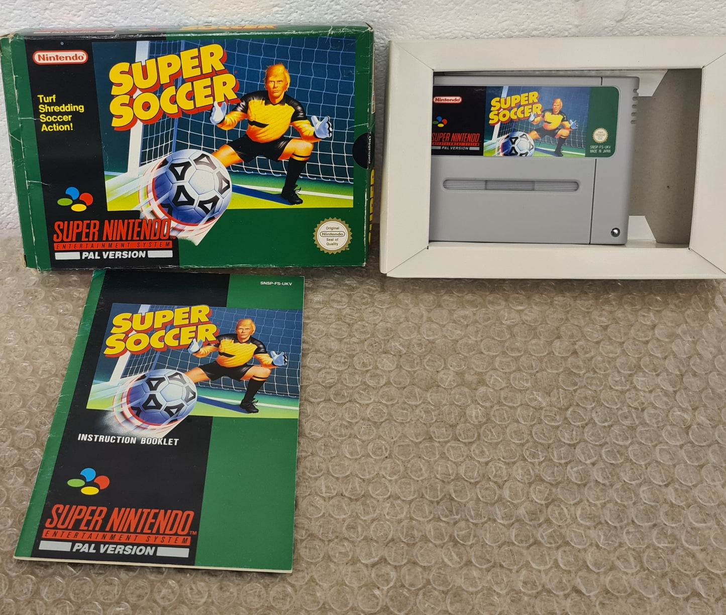 Super Soccer Super Nintendo Entertainment System (SNES) Game