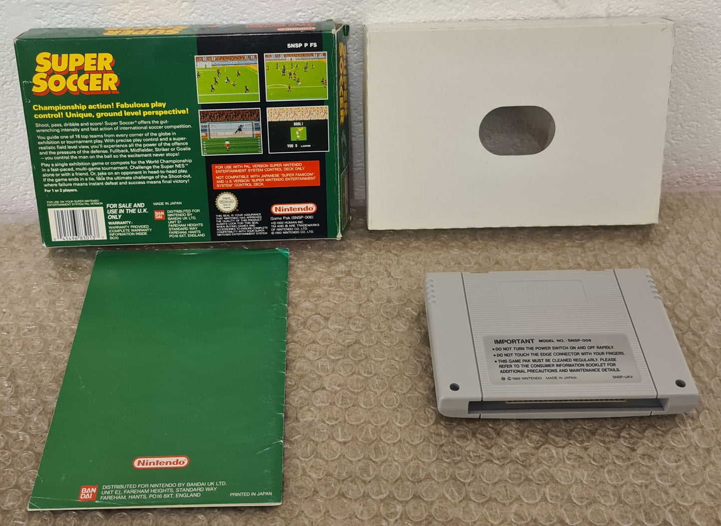 Super Soccer Super Nintendo Entertainment System (SNES) Game