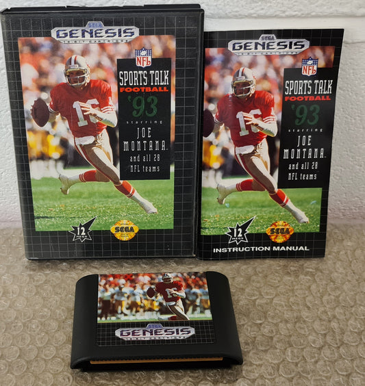 NFL Sports Talk 93 Sega Mega Drive/Genesis Game