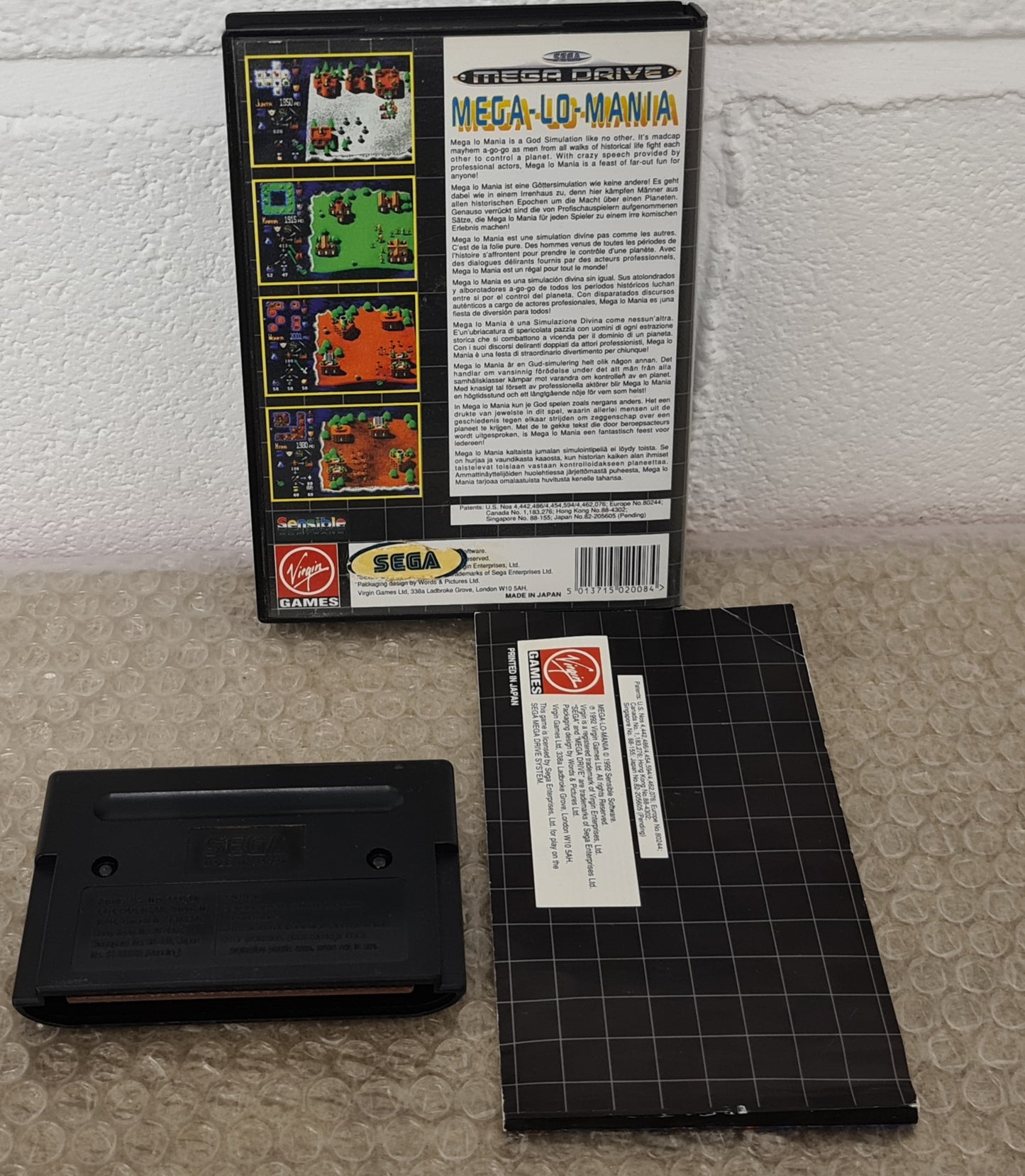 Mega-Lo-Mania Sega Mega Drive Game