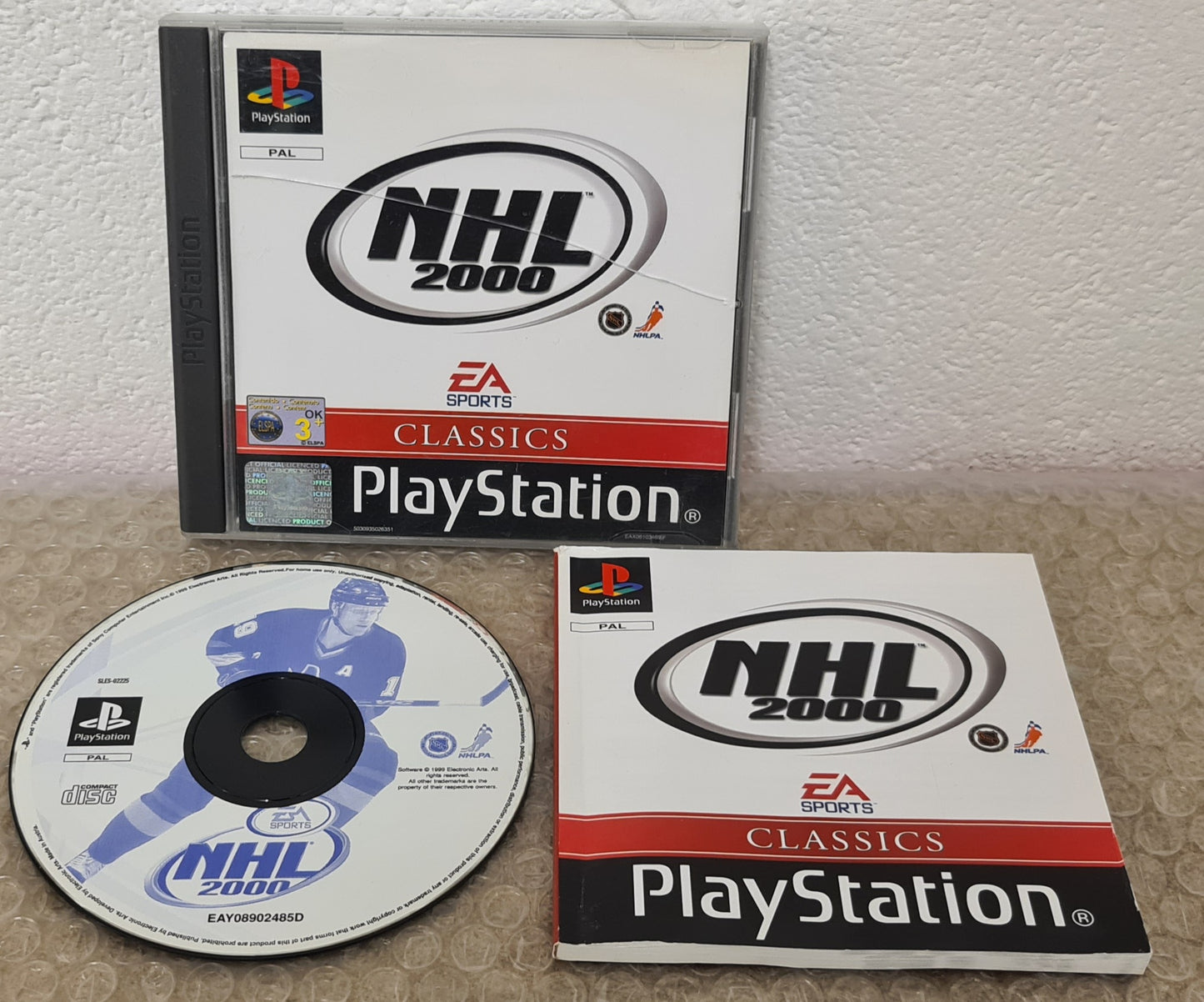 NHL 2000 Classics Sony Playstation 1 (PS1) Game