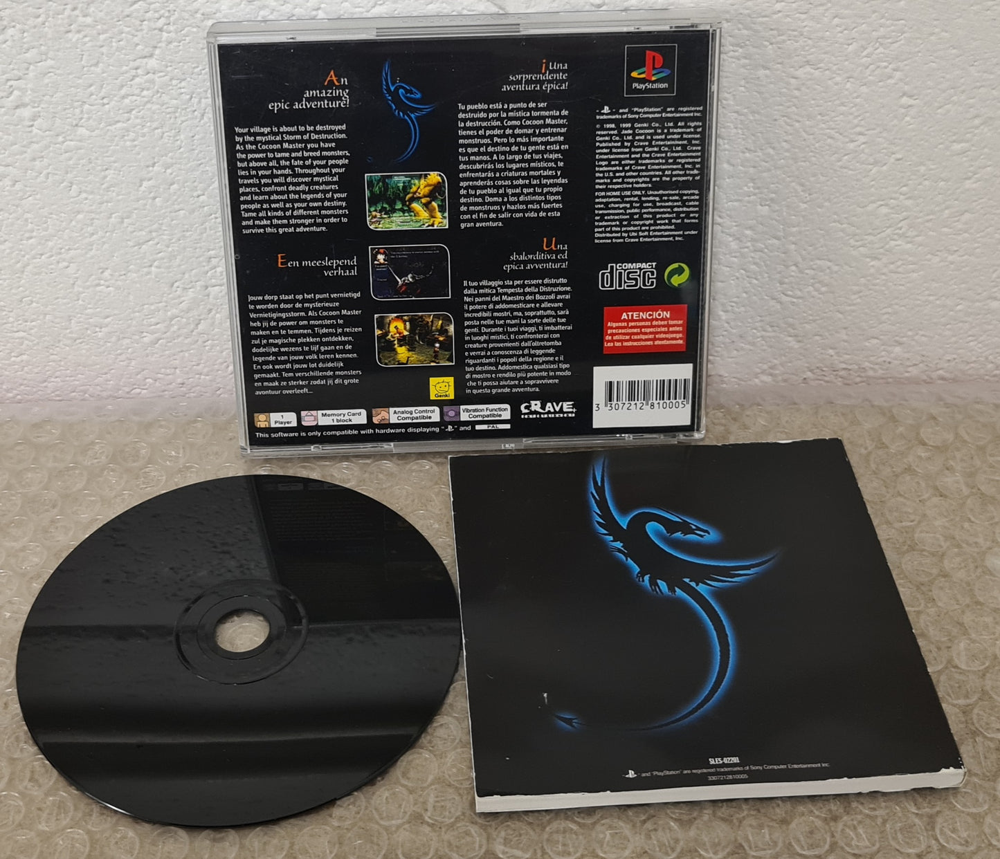 Jade Cocoon the Story of Tamamayu Ubisoft Exclusive Sony Playstation 1 (PS1) Game