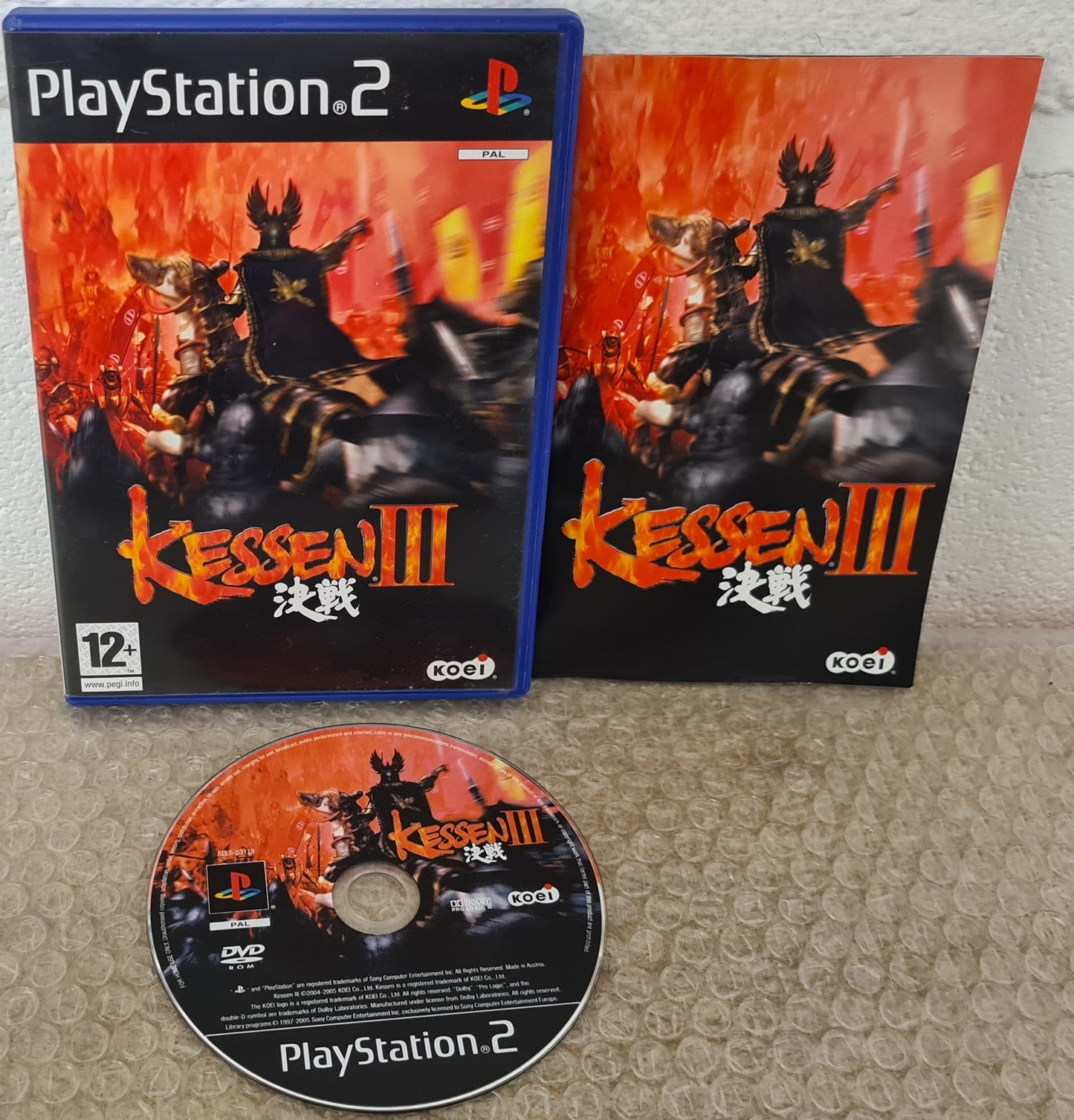 Kessen III Sony Playstation 2 (PS2) Game