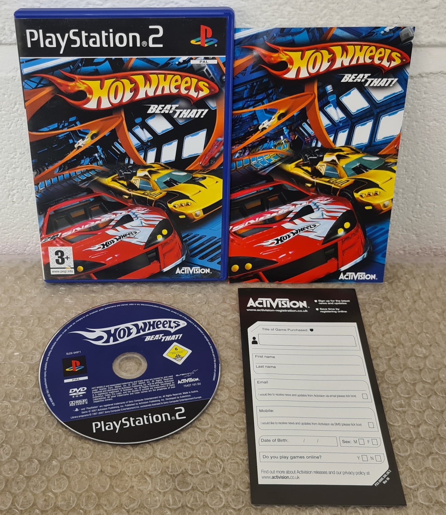 Hot Wheels Beat That Sony Playstation 2 (ps2) Game – Retro Gamer Heaven