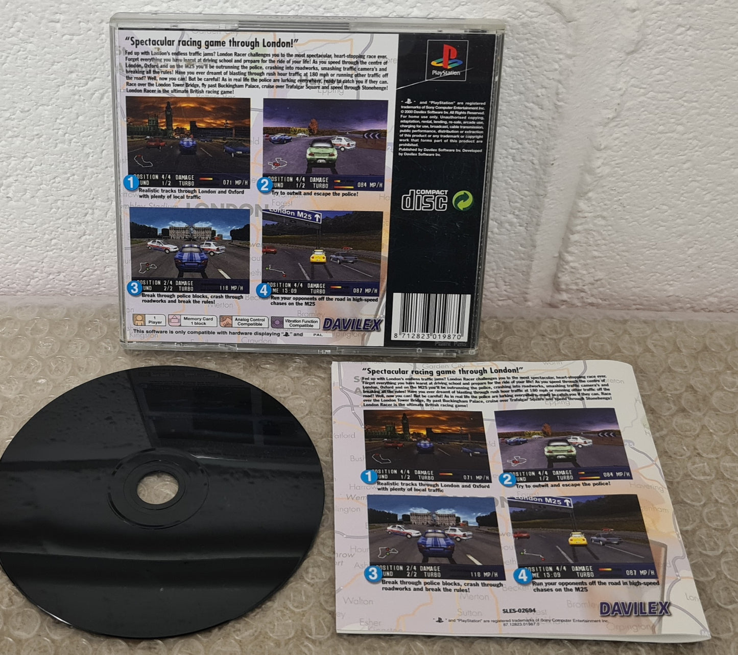 London Racer Sony Playstation 1 (PS1) Game