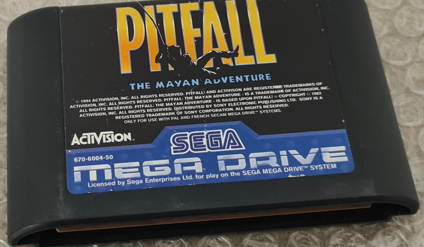 Pitfall the Mayan Adventure Sega Mega Drive Game Cartridge Only