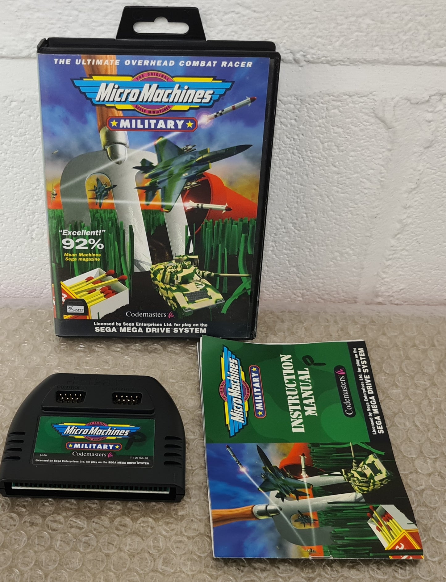 Micro Machines Military J Cart Mega Drive Game