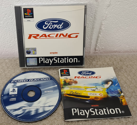 Ford Racing Sony Playstation 1 (PS1) RARE Game