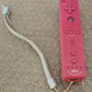 Pink Official Nintendo Wii Controller with Motion Plus Built Inside Accessory
