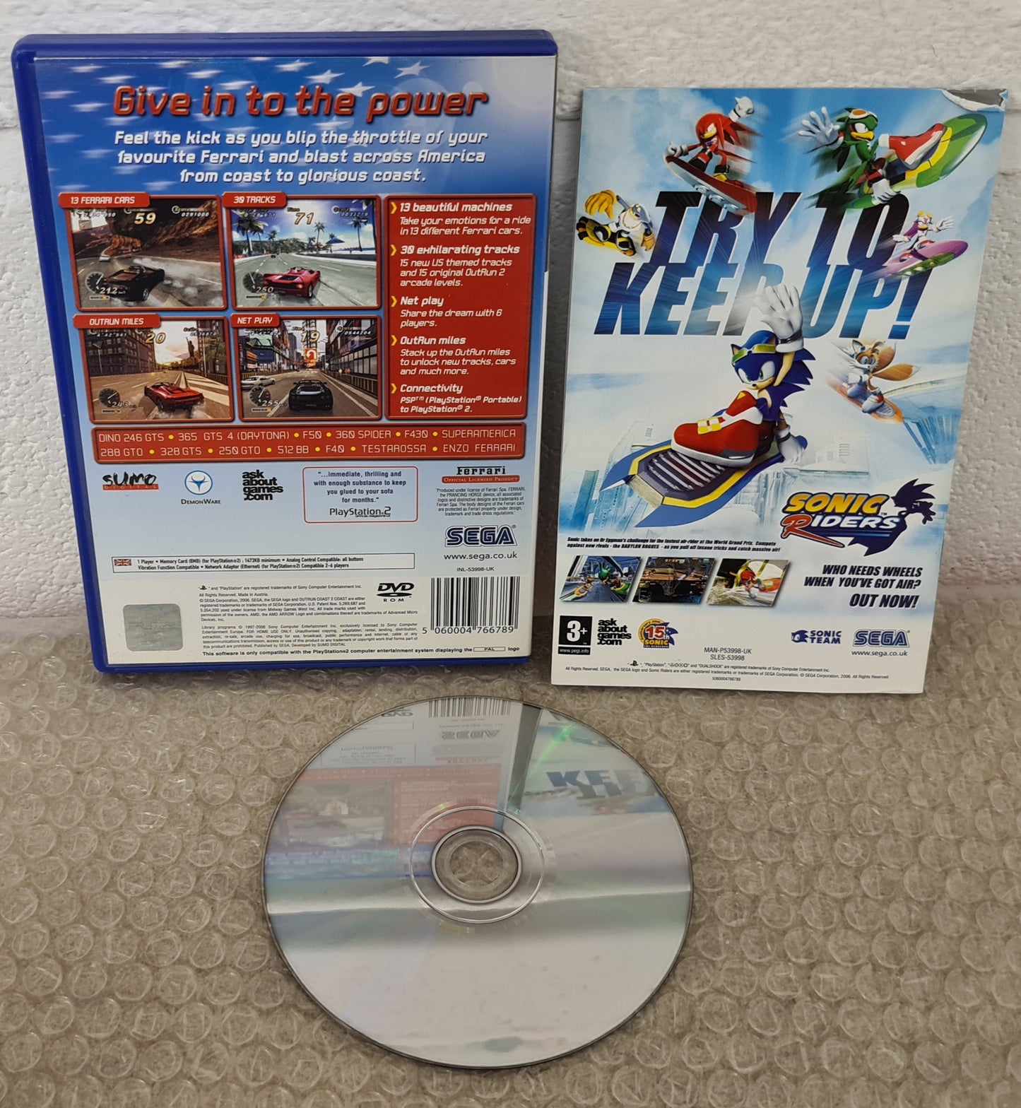 Outrun 2006 Coast 2 Coast Sony Playstation 2 (PS2) Game
