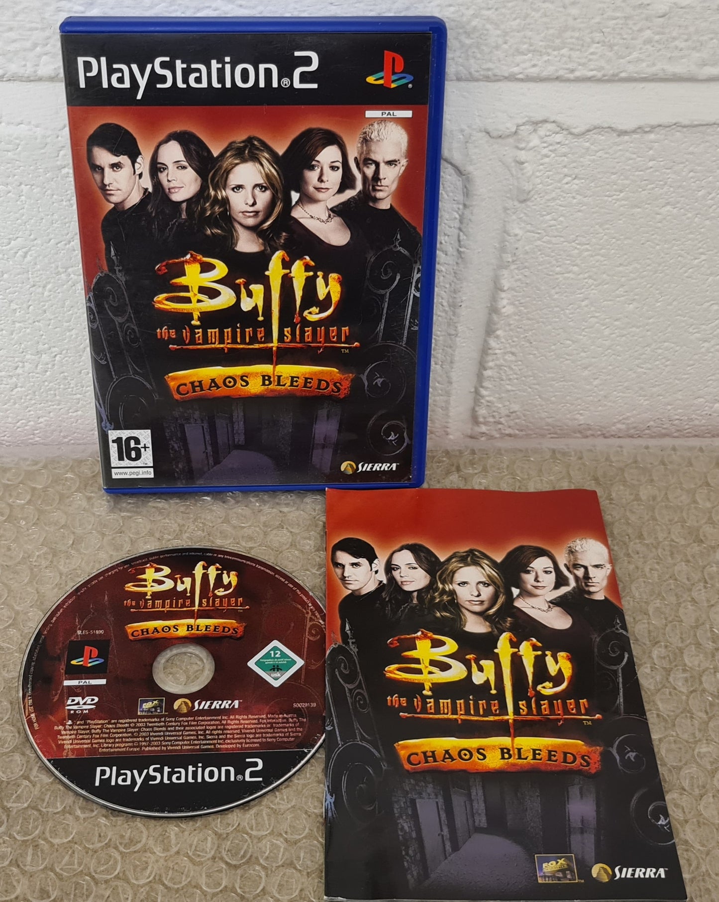 Buffy the Vampire Slayer Chaos Bleeds Sony Playstation 2 (PS2) Game