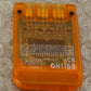 Official Sony Playstation 1 (PS1) Crystal Orange Memory Card