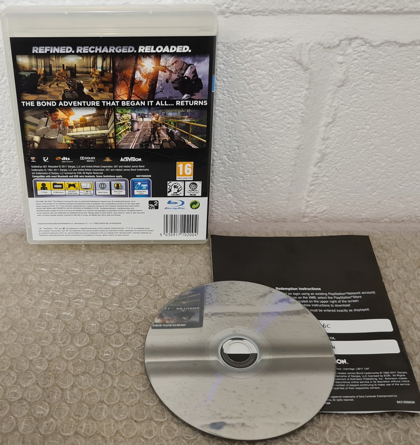 Goldeneye 007 Reloaded Sony Playstation 3 (PS3) Game