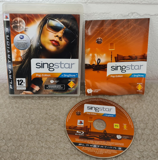 SingStar Pop Edition Sony Playstation 3 (PS3) Game