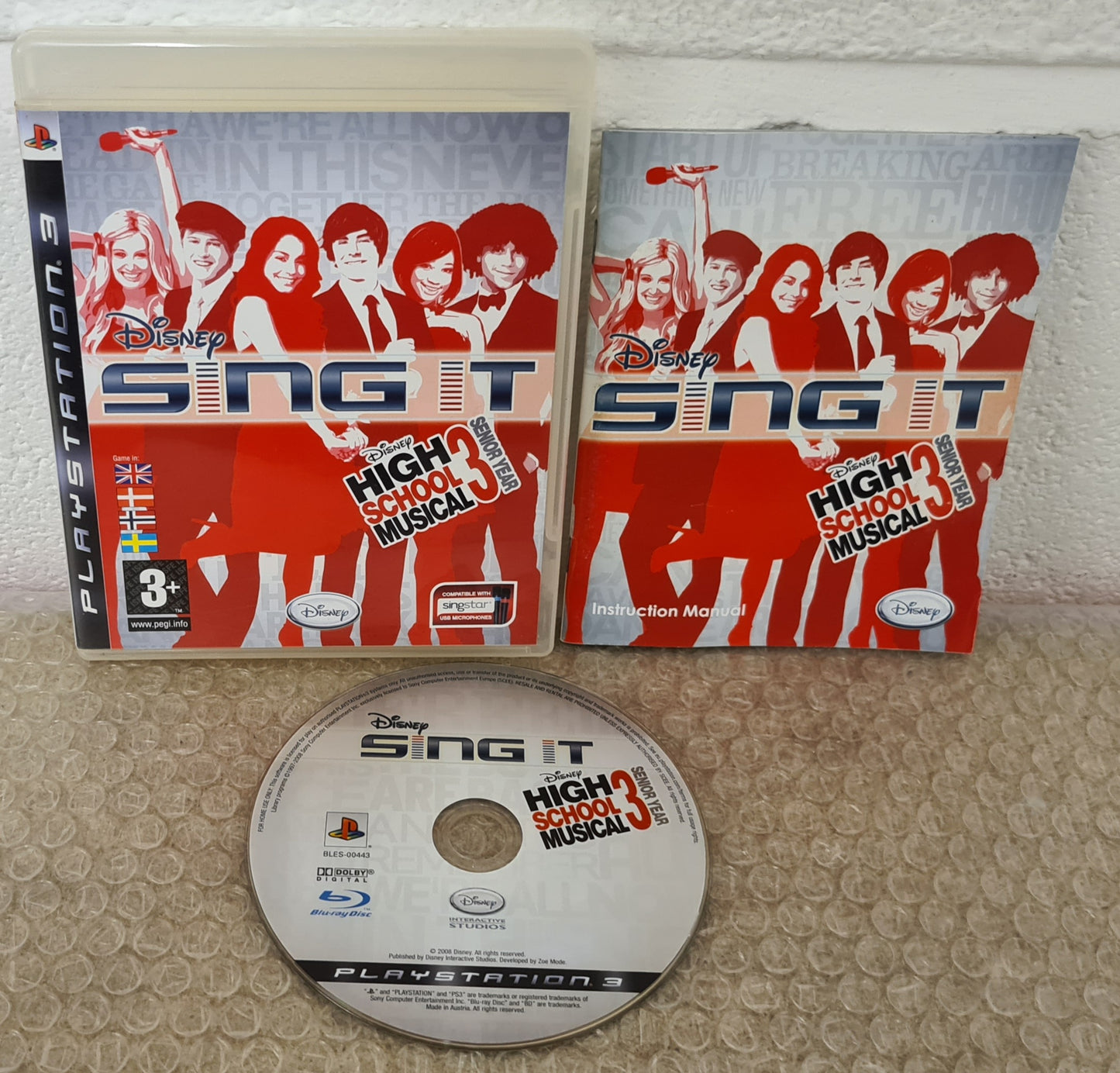 Disney Sing It High School Musical 3 Senior Year Sony Playstation 3 (P –  Retro Gamer Heaven