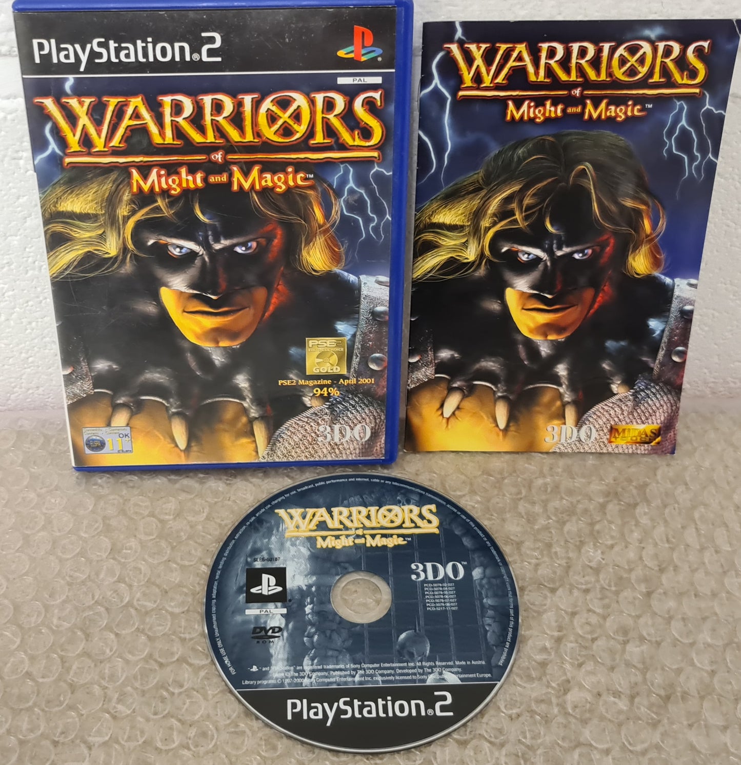 Warriors of Might and Magic Black Label Sony Playstation 2 (PS2) Game