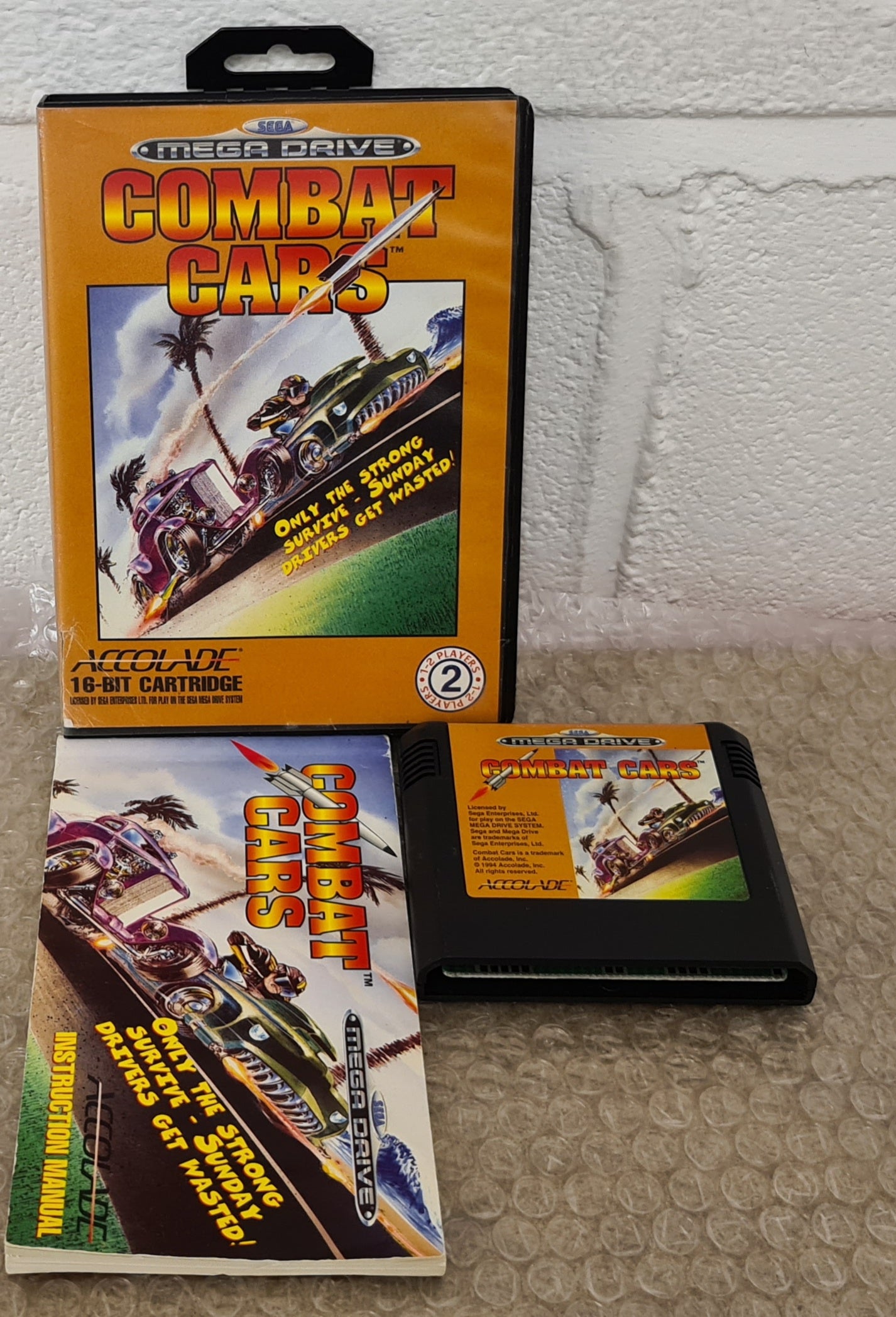 Combat Cars Sega Mega Drive Game