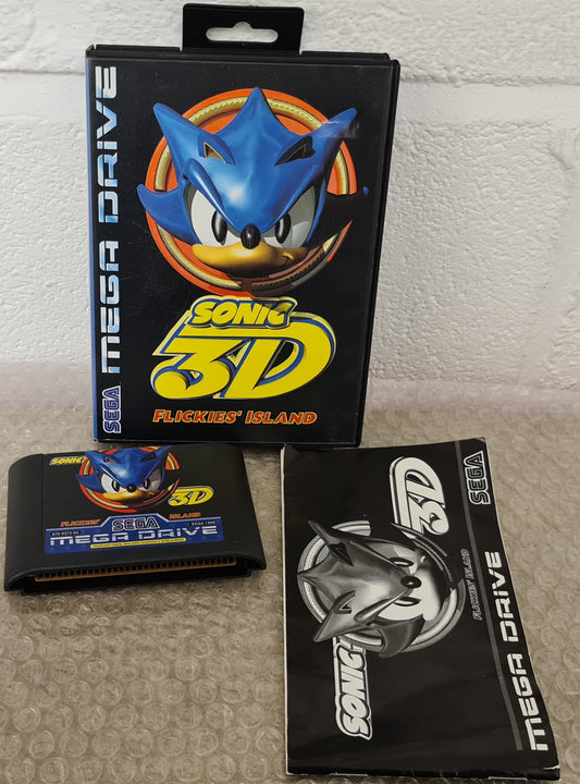 Sonic 3D Flickies Island Sega Mega Drive Game