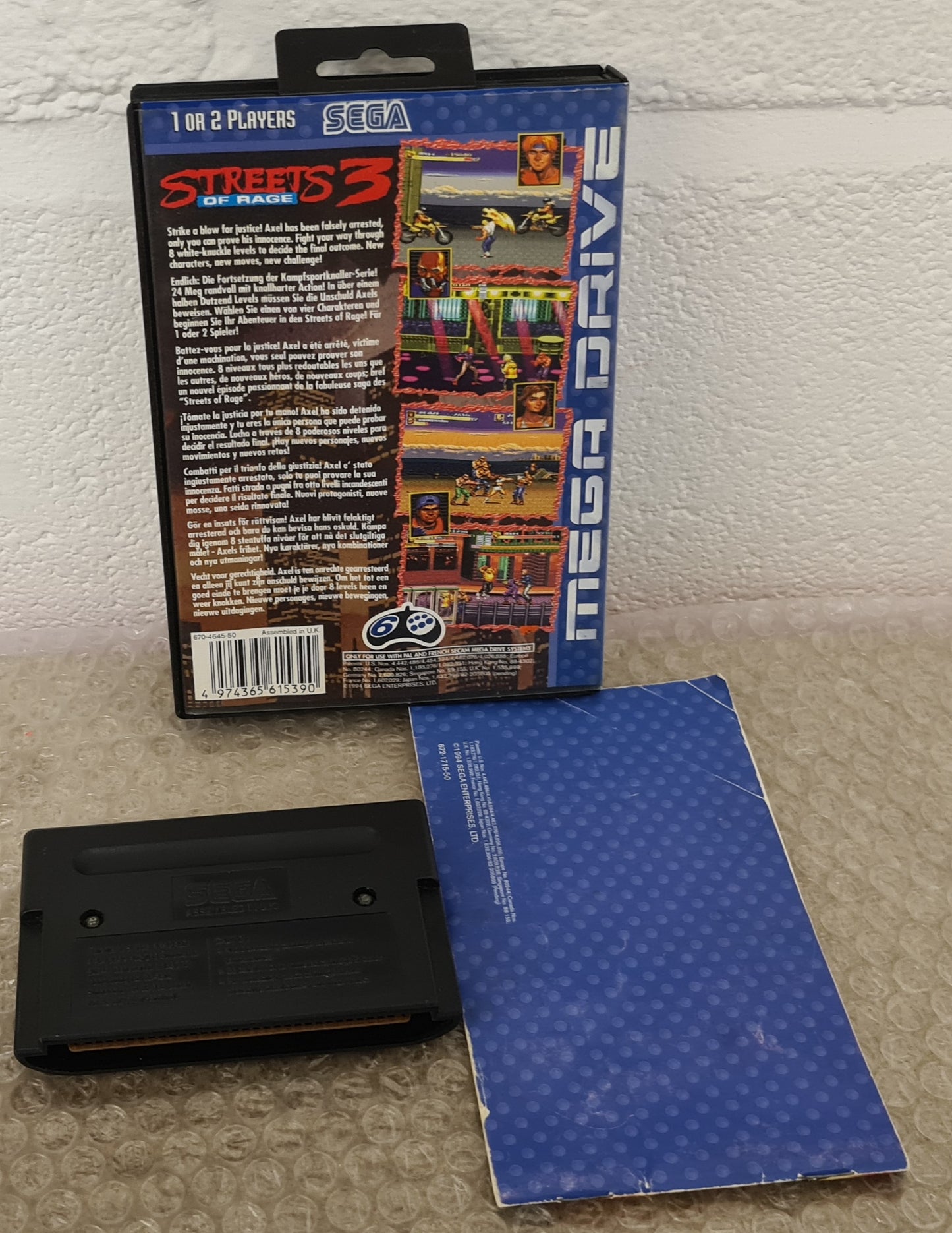 Streets of Rage 3 Sega Mega Drive Game