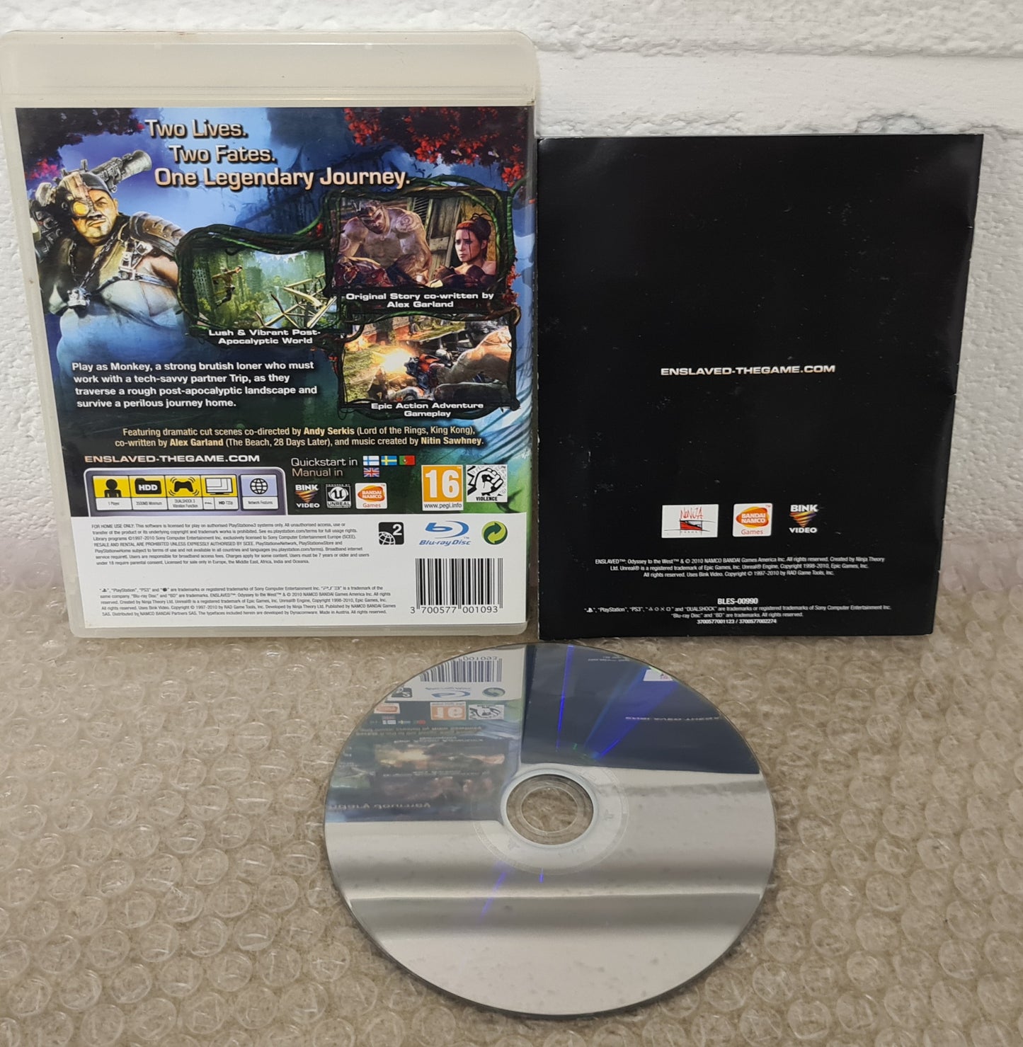 Enslaved Odyssey to the West Sony Playstation 3 (PS3) Game