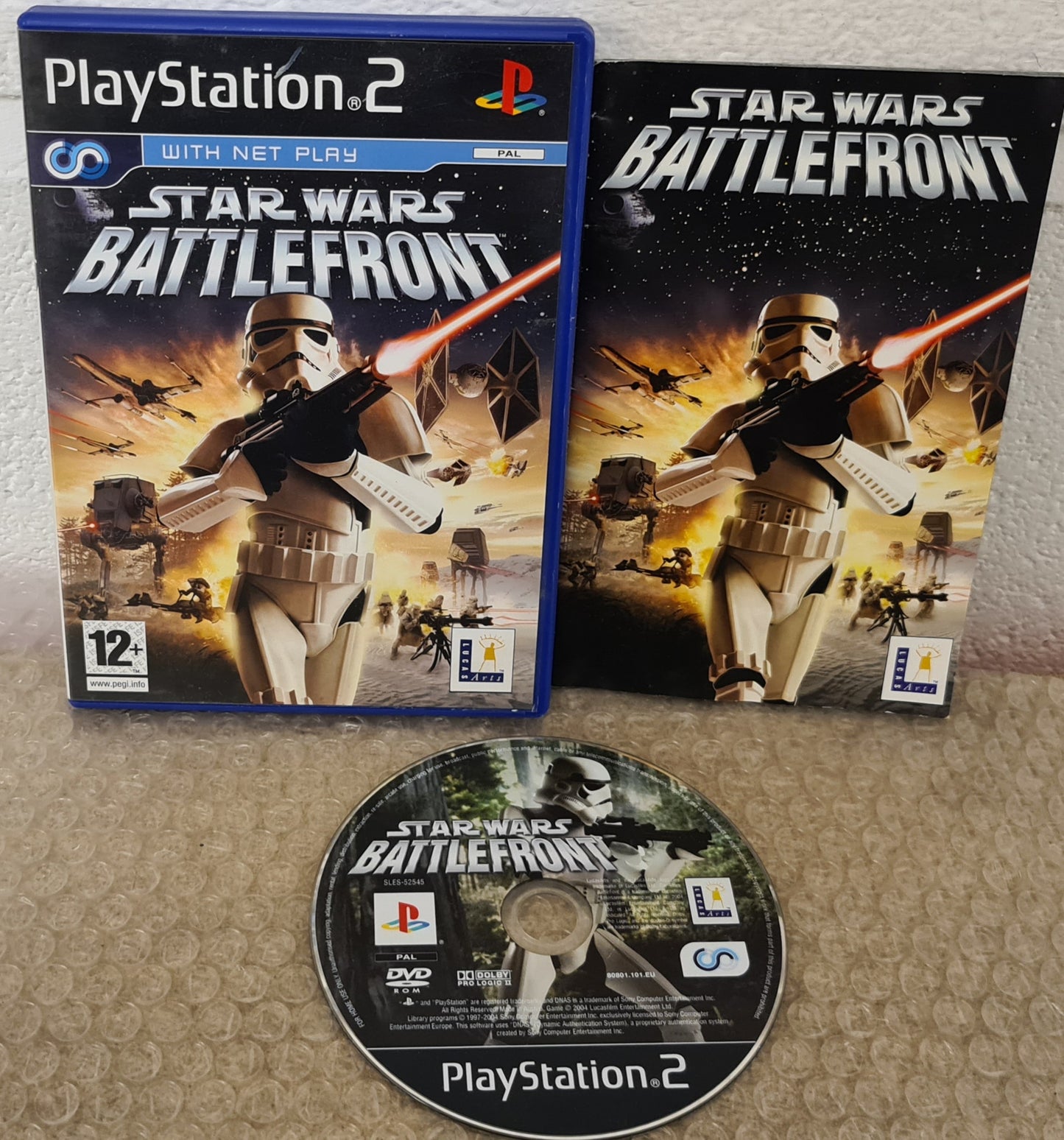 Star Wars Battlefront Sony Playstation 2 (PS2) Game