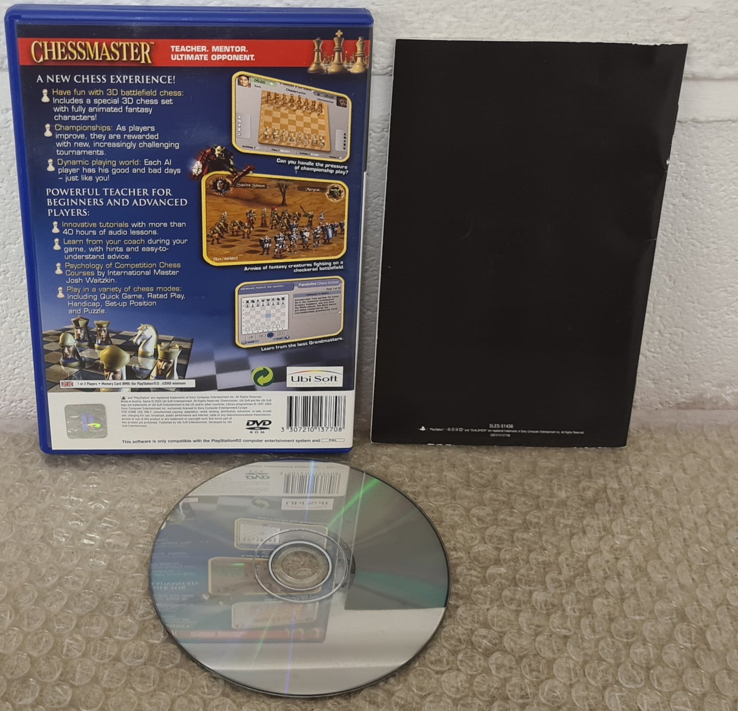 Chessmaster Sony Playstation 2 (PS2) Game