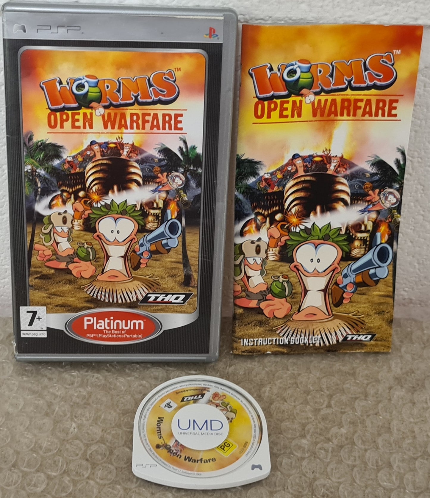 Worms Open Warfare Sony PSP Game