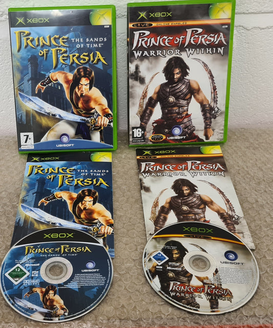 Prince of Persia Warrior Within & The Sands of Time Microsoft Xbox Game Bundle
