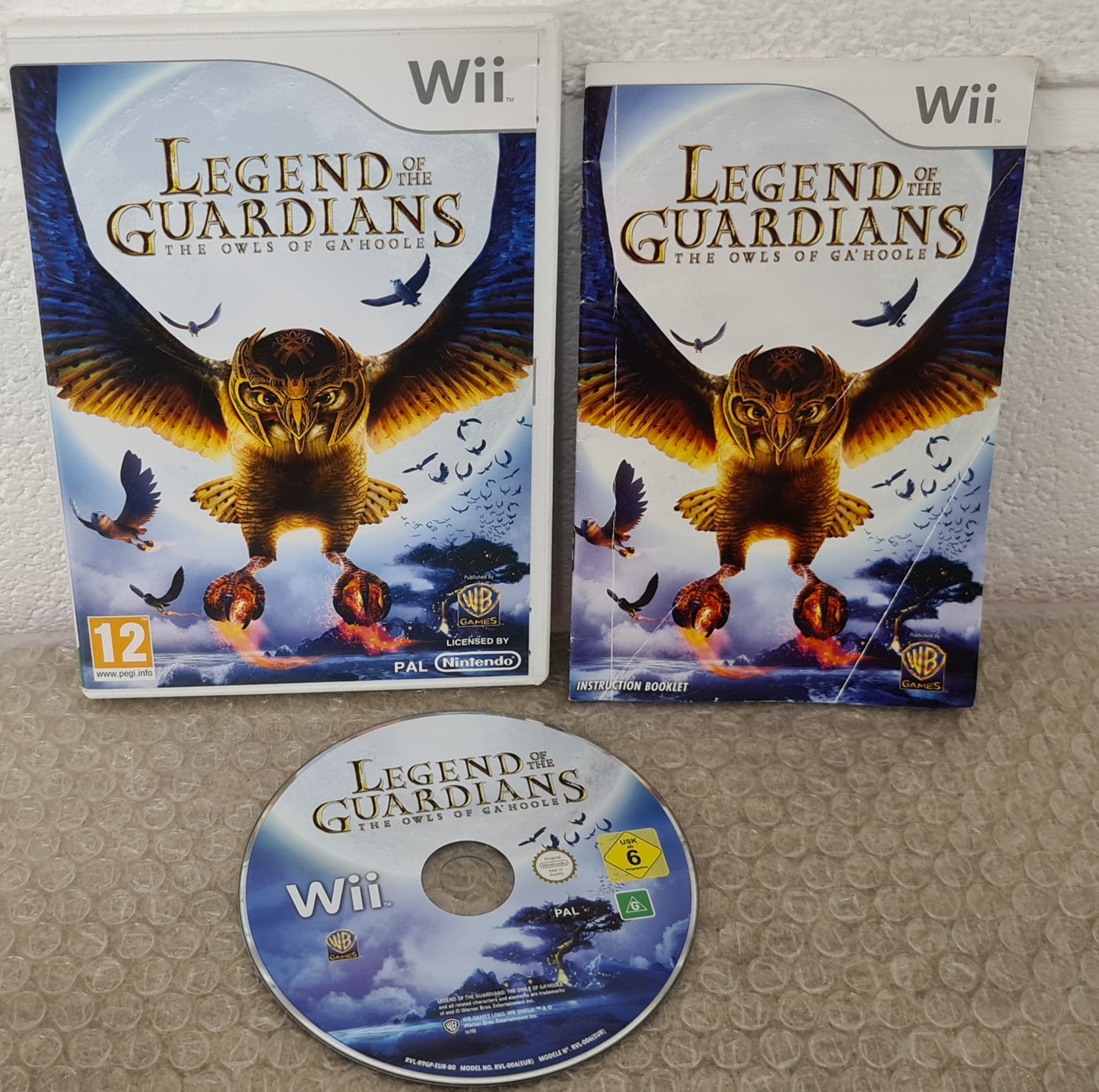 Legend of the Guardians the Owls of Ga'Hoole Nintendo Wii Game