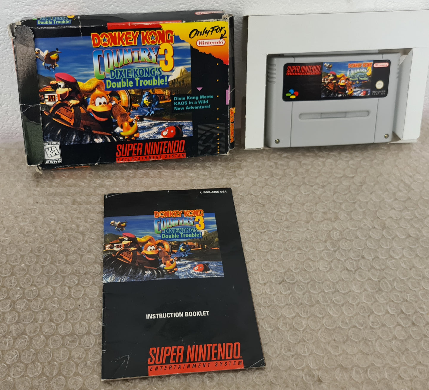 Donkey Kong Country 3 Super Nintendo Entertainment System (SNES) Game