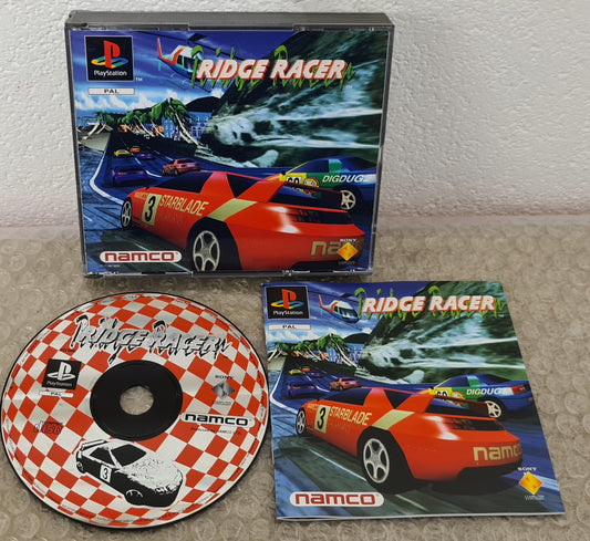 Ridge Racer Black Label Big Box Sony Playstation 1 (PS1)
