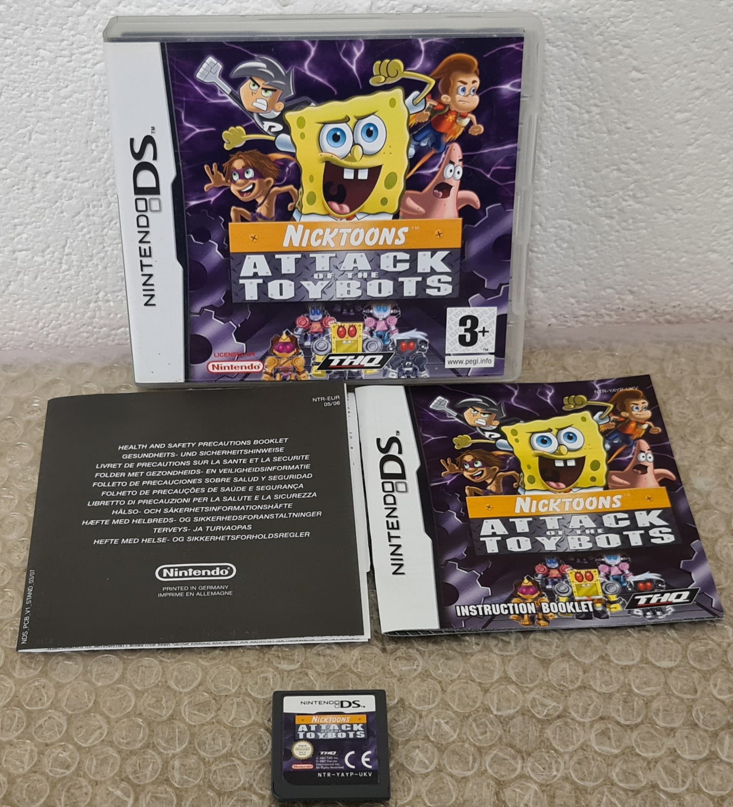 Nicktoons Attack of the Toybots Nintendo DS Game