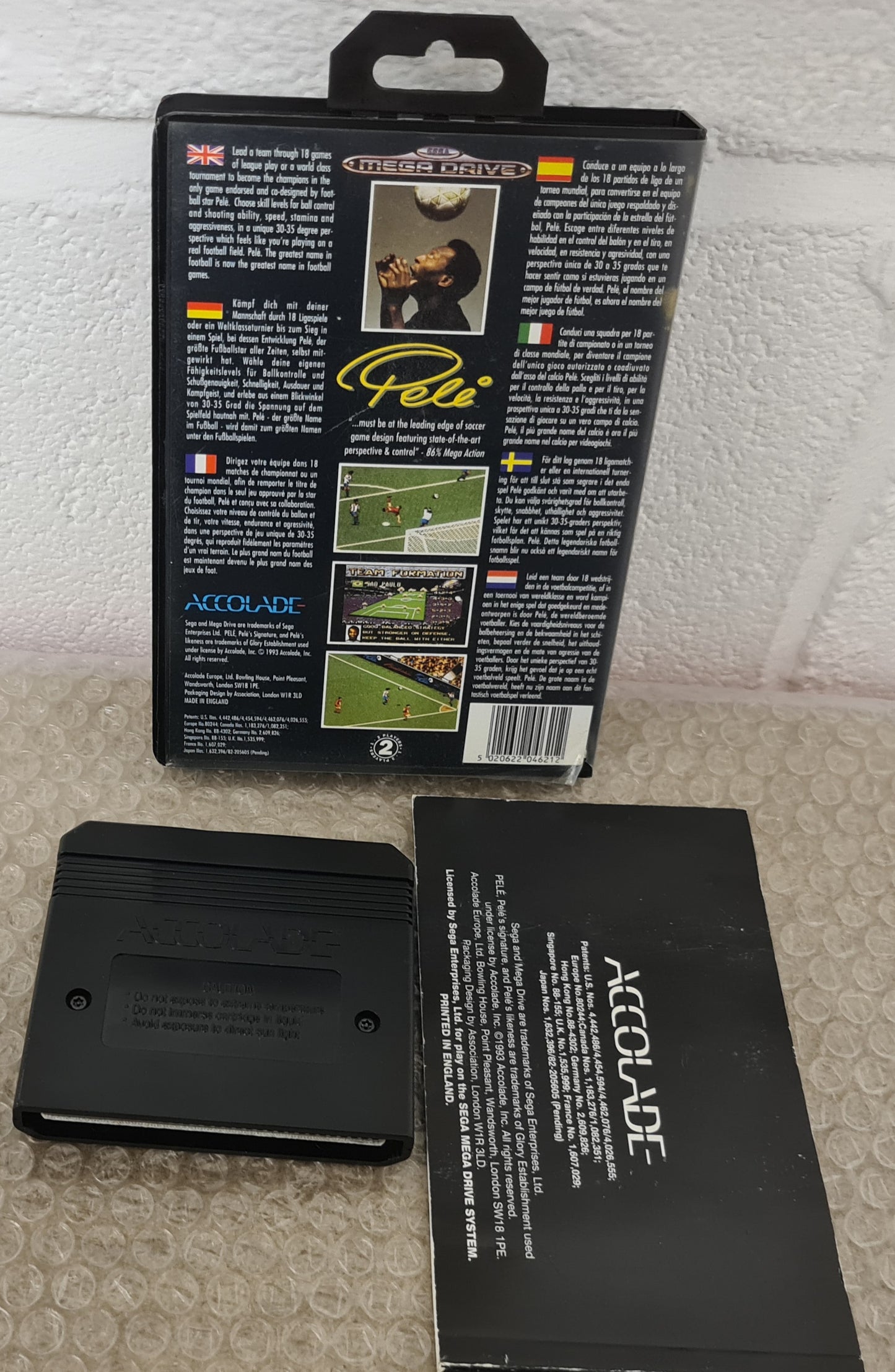 Pele Sega Mega Drive Game