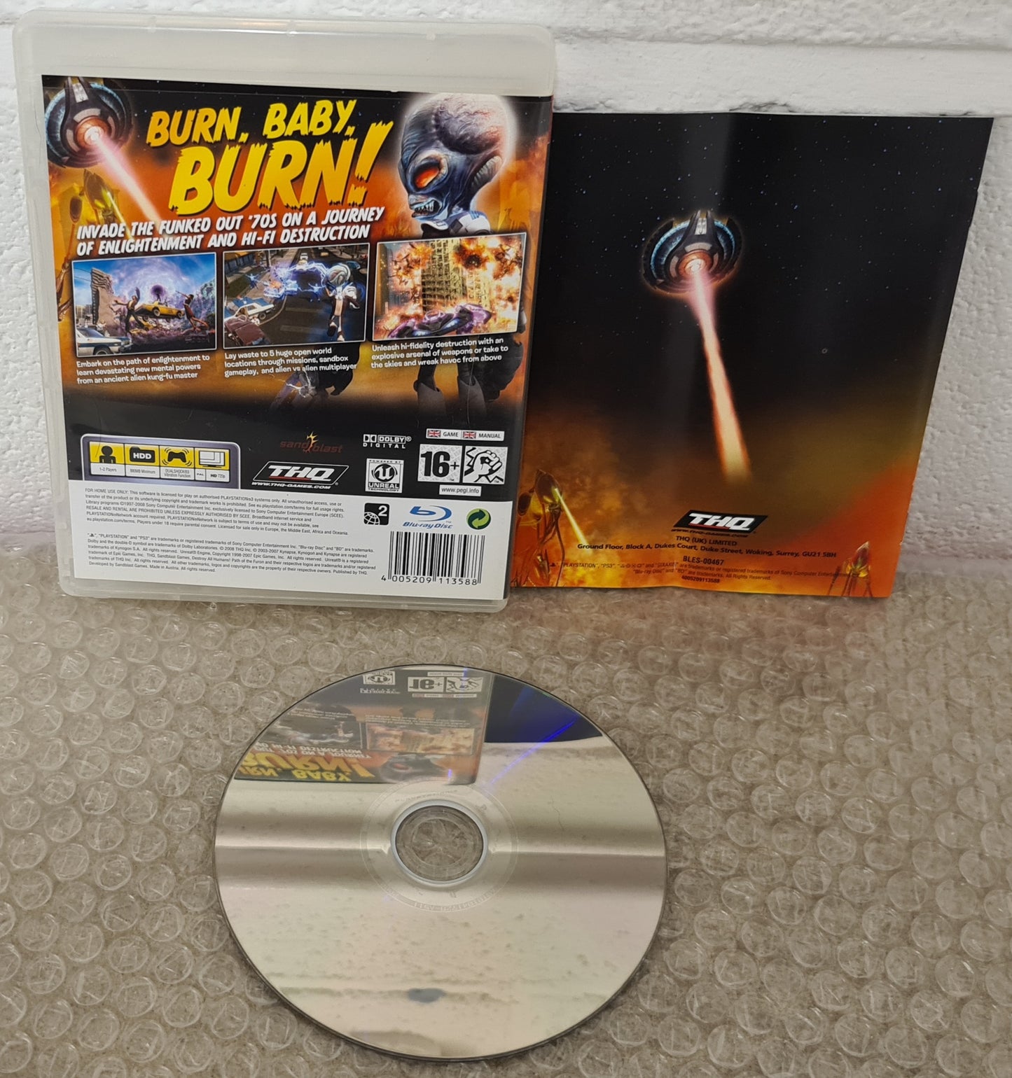 Destroy All Humans Path of the Furon Sony Playstation 3 (PS3) Game