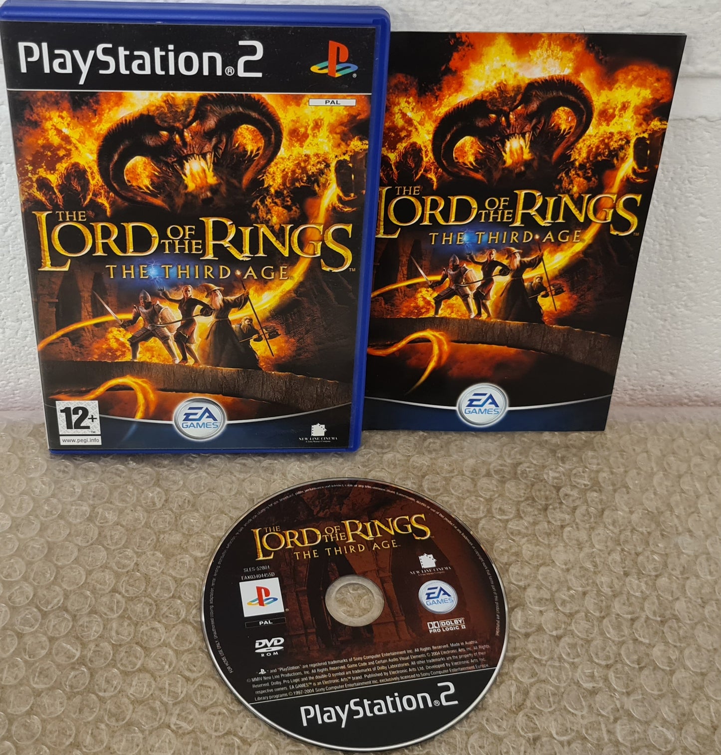 Lord of the Rings the Third Age Sony Playstation 2 (PS2) Game